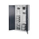 RASTERPLAN Heavy-duty cab., model 51 w. solid sheet metal doors HxWxD 1950 x 1000 x 600 mm - Heavy-duty cabinet with central partition - 1