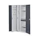 RASTERPLAN Dikey dolap, 82, sert sac kapılarla, Y x G x D 1950 x 1000 x 600 mm - RASTERPLAN delikli metal plaka &ccedil;ekmeler, raflar ve &ccedil;ekmecelerle dikey dolap - 1