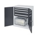 RASTERPLAN Arm. chrg lrdes ss s&eacute;p. ctrl, mod 62 av porte tle pleine, HxlxP 1110x1000x600 mm - Armoires pour charges lourdes sans s&eacute;parateur central - 1