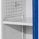 HK Legbord, verzinkt, rechterkant, breedte 500 mm draagvermogen 80 kg