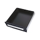 RASTERPLAN Lade, hoogte 125 mm/breedte 500 mm RAL 7016, antracietgrijs, draagverm. 110&nbsp;kg