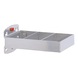 RASTERPLAN Suport combinat, 2 piese L 150 B 55 mm culoarea aluminiului - Suport combinat - 2