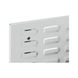 RASTERPLAN Panneaux perfor&eacute;s format paysage 450x1500 mm RAL 7035 - Panneau perfor&eacute; - 1