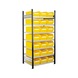 RASTERPLAN Module base rayonn. automont. mod. 15 2 000x1 000x600 mm 7 &eacute;tag. zing. RAL 7016 - Rayonnage automontable avec bacs &agrave; bec - 1