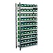 RASTERPLAN Module ext. rayonn. automont. mod. 10 2 000x1 000x300 mm 10 &eacute;tag. zing. RAL 7016 - Rayonnage automontable avec bacs &agrave; bec - 1