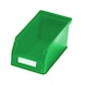 RASTERPLAN Ge&ccedil;meli raf basit b&ouml;lmeli model 14 2000x1000x400&nbsp;mm 11 raf galvanizli RAL 5010 - Kolay g&ouml;r&uuml;nen depolama kutulu ge&ccedil;meli raf - 3