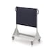 RASTERPLAN Servante d'atelier RasterMobil 1 230x1 000x500 mm 4 plaques perf. RAL 7035/7016 - Chariot pour petit mat&eacute;riel - 1