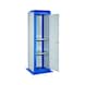 RASTERPLAN ToolTower static, 2015x700x700&nbsp;mm w 4 perf panels + door RAL7035/5010 - ToolTower with one door, stationary - 1