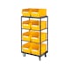 RASTERPLAN Serving and picking trolley Mod.14, H x W x D 1315 x 700 x 485&nbsp;mm - Serving and picking trolleys - 1