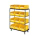 RASTERPLAN Serving/picking trolley, model 18, H x W x D 1315 x 1015 x 485&nbsp;mm - Serving and picking trolleys - 1