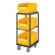 RASTERPLAN Carrello per picking/servizio mod 11, AxLxP, 923x383x485&nbsp;mm - Carrelli per picking e servizio - 1