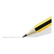 STAEDTLER Noris 120 pencil, hardness: B, sharpened, yellow-black. Box of 12 - Pencil (office) - 3