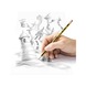 STAEDTLER Noris pencil, with eraser tip, HB, sharpened, yellow and black. Box of 12 - Pencil (office) - 2