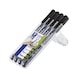 STAEDTLER Lumocolor SFMB permanent Set, 4 sortierte Breiten, schwarz, Box - Feinschreiber - 1