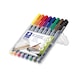 STAEDTLER Lumocolor S Permanent universal pen, assorted, 8 colours, box - Fine-tip pen - 1