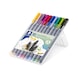 STAEDTLER Fineliner triplus, ca. 0.3mm, Box mit 10 Farben - Feinschreiber - 1