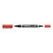 STAEDTLER Permanentmarker Lumocolor duo, nachf&uuml;llbar,rot, Box mit 10 St&uuml;ck - Permanentmarker - 1