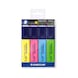 STAEDTLER Textmarker Textsurfer classic, nachf&uuml;llbar,Etui mit 4 St&uuml;ck - Textmarker - 1