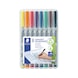STAEDTLER Lumocolor S non-permanent universal pen, 8 assorted colours, box - Fine-tip pen - 2