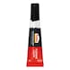 HENKEL Sekundenkleber Ultra Gel 3 plus 3g, Blisterkarte - Cyanacrylat-Klebstoff - 3