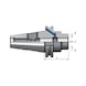 ATORN Distančn&iacute; vložka SK40 (ISO 7388-1) MK2 A=117 mm - Redukčn&iacute; pouzdro pro n&aacute;stroje se stopkou MK - 2