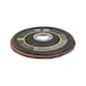 ATORN Flap disc grain 40, 125 mm, flat, stainless steel/steel |PROMOTION - Disque &agrave; lamelles - disque universel de haute qualit&eacute; pour l'acier et l'acier inoxydable |PROMOTION - 2