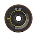 ATORN Flap disc grain 60, 125 mm, flat, stainless steel/steel |PROMOTION - Lamellenschijf - hoogwaardige universele schijf voor rvs, staal |AANBIEDING - 1