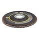ATORN Flap disc grain 60, 125 mm, flat, stainless steel/steel |PROMOTION - Lamellenschijf - hoogwaardige universele schijf voor rvs, staal |AANBIEDING - 2
