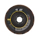 ATORN Abrasive flap disc 80 grit, 125 mm, flat, stainless steel/steel |PROMOTION - Disque &agrave; lamelles - disque universel de haute qualit&eacute; pour l'acier et l'acier inoxydable |PROMOTION - 1