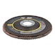 ATORN Abrasive flap disc 80 grit, 125 mm, flat, stainless steel/steel |PROMOTION - Disque &agrave; lamelles - disque universel de haute qualit&eacute; pour l'acier et l'acier inoxydable |PROMOTION - 2