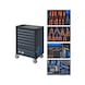 ATORN Carrello per utensili con blocco antiestrazione sui singoli cassetti - 1