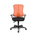 TOPSTAR Swivel chair HEAD POINT SY black coral red - Office swivel chair HEAD POINT SY - 1