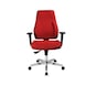 TOPSTAR Swivel chair P91 polished aluminium, red - P91 office swivel chair - 1
