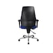 TOPSTAR Swivel chair P91 polished aluminium, blue - P91 office swivel chair - 2
