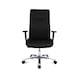 TOPSTAR Swivel chair BIG STAR 20 polished aluminium, black - BIG STAR 20 office swivel chair - 1