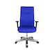 TOPSTAR Swivel chair BIG STAR 20 polished aluminium, blue - BIG STAR 20 office swivel chair - 1