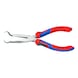 KNIPEX Mechanic's pliers 200&nbsp;mm chrome-plated head 2-component handle 38 95 200 - Mechanic's pliers, ring-shaped bent jaws, with 2-component grip covers - 3