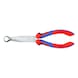 KNIPEX Mechanic's pliers, ring-shaped bent jaws, with 2-component grip covers - 3