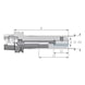 ATORN Collet chuck HSK63 (ISO 12164) ER16 A=200 mm - ER collet chuck - 2