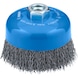 BOSCH Metal clean cup brush, 100 x 0,5 mm, M10, corrugated 2608620762 - Cup brush - 1