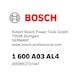 BOSCH lead refill HB, 2,8 mm replacement leads, 6-piece 1600A03AL4 - Mechanical pencil (accessories) - 2