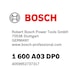BOSCH half-round file 200 mm / 8 Zoll 1600A03DP0 - Half-round file - 2