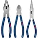 BOSCH Zangen-Set, dip-coated, non-slip handles, 3-piece 1600A03DN3 - Pliers set - 1