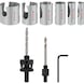 BOSCH PRO Construction material threaded hole saw set 9-piece 2608594685 - Hole saw set - 1