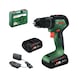 BOSCH Akku-Schlagbohrschrauber PSB18V-60, 1x Akku PBA 18V 2.5Ah in Koffer 06039D7302 - Akku-Schlagbohrschrauber PSB18V-60 - 1