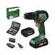 BOSCH Akku-Schlagbohrschrauber PSB18V-60 2 Akku PBA 18V 2.5Ah 06039D7304 - Akku-Schlagbohrschrauber PSB18V-60 - 1