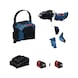 BOSCH Combo Kit GPB 18V-1 C + GSR 18V-65 + 2x 5,0 Ah + GAL 18V-40-2 0615A500G5 - Power tool set - 1