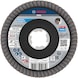 BOSCH PRO X571 flap disc, angled, 115 mm, K40, X-Lock 2608626191 - PRO X571 flap disc, angled - 1