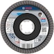 BOSCH PRO X571 F&auml;cherschleifscheibe, abgewinkelt, 115 mm, K60, X-Lock 2608626192 - PRO X571 F&auml;cherschleifscheibe, abgewinkelt - 1