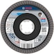BOSCH PRO X571 flap disc, angled, 115 mm, K80, X-Lock 2608626193 - PRO X571 flap disc, angled - 1